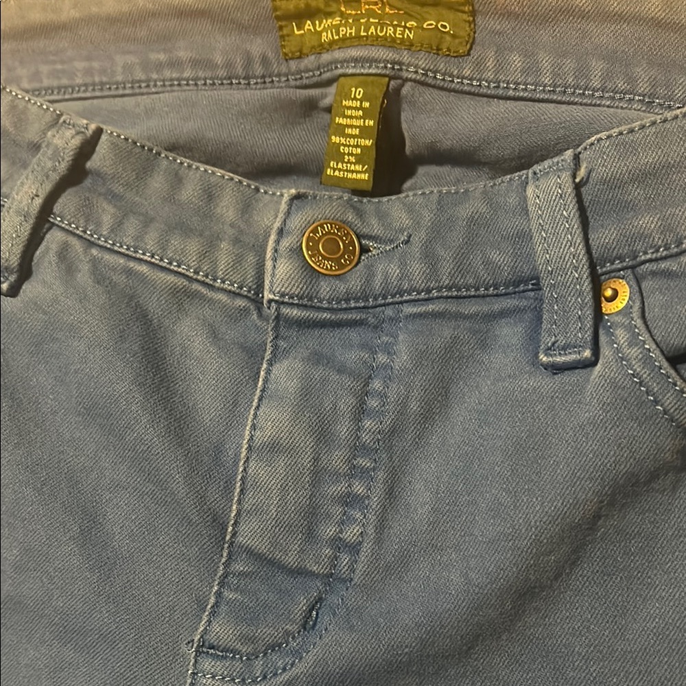 Bright Midnight Blue Lauren Jeans Co Denim Jeans Vintage excellent condition - Picture 4 of 11